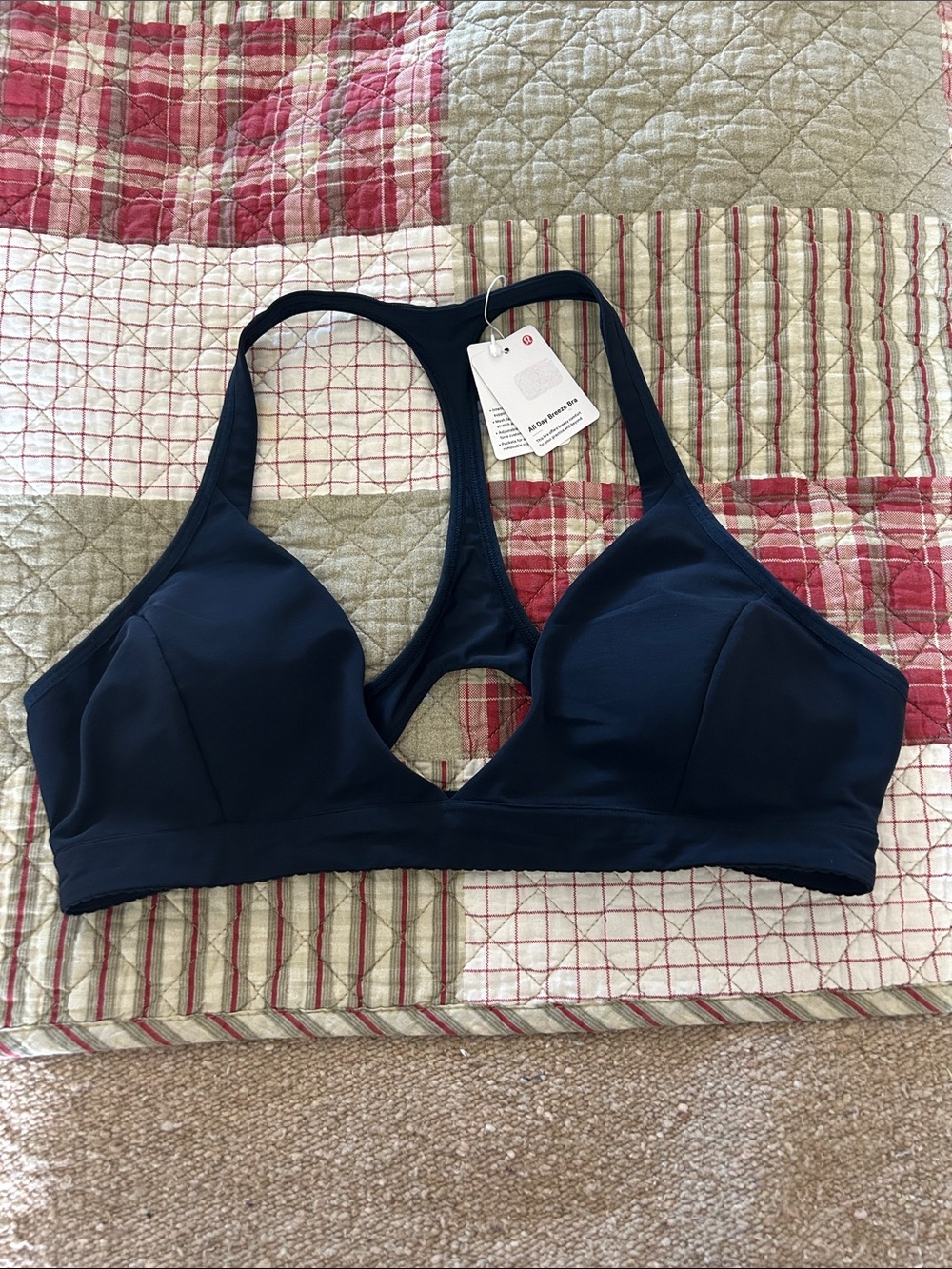 lululemon athletica Navy All Day Breeze Bra